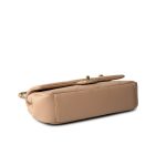 Lambskin Quilted A Real Catch Flap Bag Beige Aged Gold Hardware - Image 7