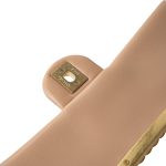 Lambskin Quilted A Real Catch Flap Bag Beige Aged Gold Hardware - Image 9