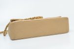 Vintage Beige Lambskin Quilted Classic Flap Medium GHW - Image 14