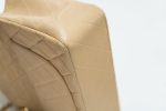 Vintage Beige Lambskin Quilted Classic Flap Medium GHW - Image 23