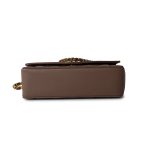 Vintage Brown Caviar Quilted Medium Diana Flap Gold Hardware - Image 4