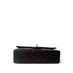 Vintage Dark Brown Lambskin Quilted Classic Flap Medium Gold Hardware - Image 8