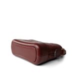 Burgundy Aged Calfskin Quilted Gabrielle Hobo Bag Small Mixed Hardware - Image 8
