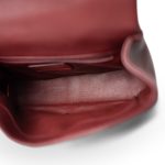 Easy Carry Flap Burgundy Lambskin Quilted Light Gold Hardware - Image 13