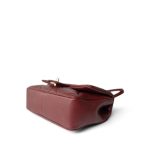 Easy Carry Flap Burgundy Lambskin Quilted Light Gold Hardware - Image 16