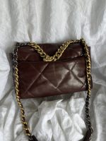 Burgundy Goatskin Quilted 19 Flap Medium/Large Mixed Hardware - Image 9