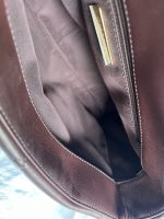 Burgundy Goatskin Quilted 19 Flap Medium/Large Mixed Hardware - Image 13