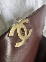 Burgundy Goatskin Quilted 19 Flap Medium/Large Mixed Hardware - Image 14