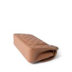 22S Caramel Lambskin Quilted Classic Flap Small Light Gold Hardware - Image 11