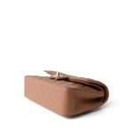 22S Caramel Lambskin Quilted Classic Flap Small Light Gold Hardware - Image 26