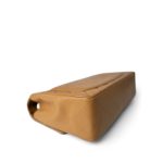 Vintage Caramel Quilted Single Flap Medium Gold Hardware - Image 8