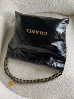 Chanel 22 Shiny Calfskin Quilted Drawstring Bag GHW - Image 8