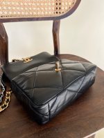Chanel Black Lambskin Quilted 19 Flap Small Mixed Hardware - Image 8
