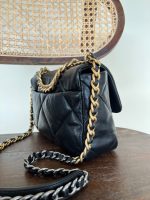 Chanel Black Lambskin Quilted 19 Flap Small Mixed Hardware - Image 6