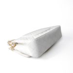 Chanel Vintage White Lambskin Quilted Classic Flap Medium GHW - Image 4