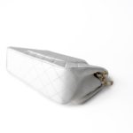 Chanel Vintage White Lambskin Quilted Classic Flap Medium GHW - Image 18
