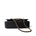 Black Caviar Quilted Classic Flap Medium Gold Hardware - Image 7
