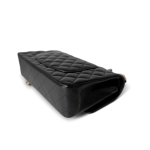 Black Caviar Quilted Classic Flap Medium Gold Hardware - Image 10