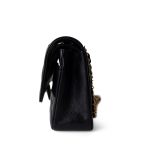 Black Caviar Quilted Classic Flap Medium Gold Hardware - Image 4
