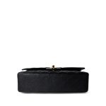 Black Caviar Quilted Classic Flap Medium Gold Hardware - Image 3