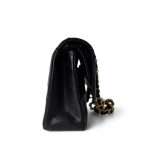 Black Caviar Quilted Classic Flap Medium Gold Hardware - Image 7