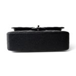 Black Caviar Quilted Classic Flap Small Silver Hardware - Image 4