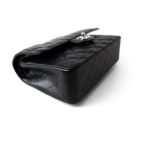 Black Caviar Quilted Classic Flap Small Silver Hardware - Image 10