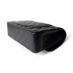 Black Caviar Quilted Classic Flap Small Silver Hardware - Image 12