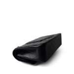 Black Caviar Quilted Medium Classic Flap Silver Hardware - Image 2
