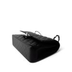 Black Caviar Quilted Medium Classic Flap Silver Hardware - Image 3