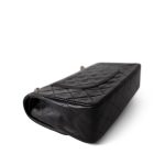Vintage Black Lambskin Quilted Classic Flap Medium Gold Hardware - Image 15