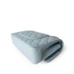 22P Light Blue Caviar Quilted Classic Flap Medium Light Gold Hardware - Image 9