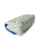 23S White Blue Green Tweed Quilted Classic Flap Medium - Image 13