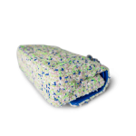 23S White Blue Green Tweed Quilted Classic Flap Medium - Image 8
