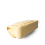 21C Yellow Lambskin Quilted Classic Flap Small Light Gold Hardware - Image 12