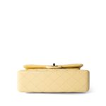 21C Yellow Lambskin Quilted Classic Flap Small Light Gold Hardware - Image 4