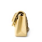 21C Yellow Lambskin Quilted Classic Flap Small Light Gold Hardware - Image 8