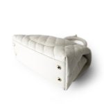 21A White Caviar Quilted Coco Handle Small Light Gold Hardware - Image 6