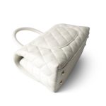 21A White Caviar Quilted Coco Handle Small Light Gold Hardware - Image 15