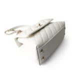 21A White Caviar Quilted Coco Handle Small Light Gold Hardware - Image 7
