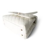 21A White Caviar Quilted Coco Handle Small Light Gold Hardware - Image 13