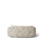Oreo Tweed Quilted Medium/Large 19 Flap Mixed Hardware - Image 8