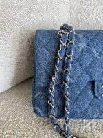 Denim Quilted Single Flap Medium SHW - Image 2