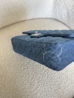 Denim Quilted Single Flap Medium SHW - Image 10