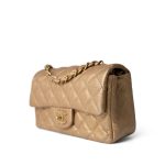 15C Gold Caviar Quilted Mini Rectangular Flap Antique Gold Hardware - Image 8
