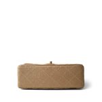 15C Gold Caviar Quilted Mini Rectangular Flap Antique Gold Hardware - Image 5