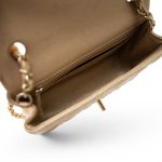15C Gold Caviar Quilted Mini Rectangular Flap Antique Gold Hardware - Image 11