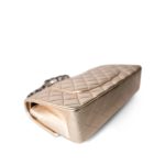 Gold Metallic Lambskin Quilted Classic Flap Medium Gold / Black - Image 15