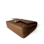 Vintage Gold Lambskin Quilted Classic Flap Medium Gold Hardware - Image 8