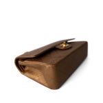 Vintage Gold Lambskin Quilted Classic Flap Medium Gold Hardware - Image 10